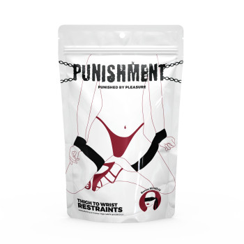 Фиксаторы для руки и бедра Punishment – Thigh to Wrist Restraints – Black