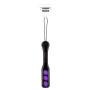 Паддл Punishment – Purple Lips Paddle – Black, залишає слід у вигляді поцілунку