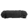 Хлопковая веревка для шибари Punishment – Bondage Rope – Black, 9,7 м, черная