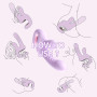 Смарт-пульсатор Magic Motion Magic Duet Purple, подвійний, 10 режимів пульсації, 10 режимів вібрації