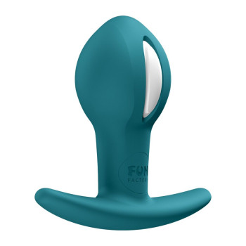 Анальная пробка Fun Factory B BALLS UNO Bottle Green, подвижный шарик внутри