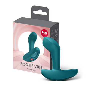 Анальна пробка з вібрацією Fun Factory Bootie Vibe Bottle Green, 12 режимів