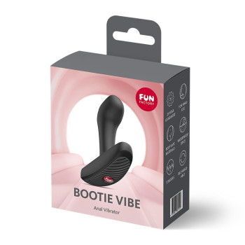 Анальна пробка з вібрацією Fun Factory Bootie Vibe Black, 12 режимів