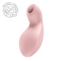 Вакуумний стимулятор з вібрацією Fun Factory Luna Soft Pink, 12 режимів вібрації, 11 рівнів вакууму