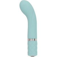 Розкішний вібратор Pillow Talk - Racy Teal із кристалом Сваровськи для точки G, подарункова упаковка