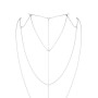 Цепочка для спины Bijoux Indiscrets Magnifique Back and Cleavage Chain - Silver, украшение для тела