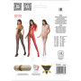 Сексуальный бодистокинг Passion BS065 One Size, Black, комбинезон, крупная сетка