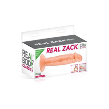 Фаллоимитатор Real Body - Real Zack Flesh, TPE, диаметр 3,7см