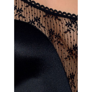 Розпродаж!!! Боді-монокіні з глибоким декольте PETRA BODY black XXL/XXXL — Passion Exclusive