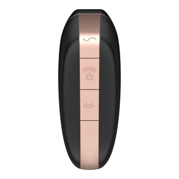 Вакуумный клиторальный стимулятор Satisfyer Love Triangle Black с управлением через интернет