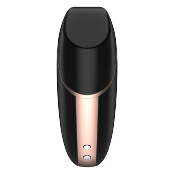 Вакуумный клиторальный стимулятор Satisfyer Love Triangle Black с управлением через интернет