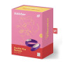 Вибратор для пар Satisfyer Double Plus Remote с пультом ДУ и двумя моторчиками