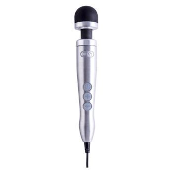 Вибромассажер DOXY Die Cast 3 Silver (Satin), очень мощный, питание 220В, металлический корпус
