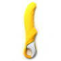Мощный вибратор Satisfyer Vibes Yummy Sunshine с гибким стволом и стимулирующим рельефом, 12 режимов