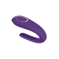 Вибратор для пар Satisfyer Double Classic Violet с одним моторчиком
