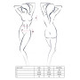 Комплект білизни Passion KELLY SET L/XL, black, ліф, трусики, пояс для панчіх