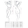 Корсет-сорочка з пажами Passion MADDIE CORSET XXL/XXXL, black, трусики