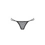 Трусики на зав'язочках з боків Passion Exclusive ZITA THONG L/XL, black