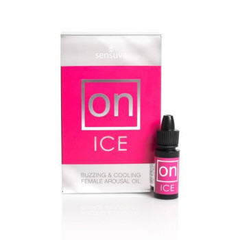 Возбуждающие капли для клитора Sensuva – ON Arousal Oil for Her Ice (5 мл) охлаждающие, до 30 минут