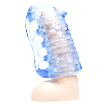 Мастурбатор Fleshlight Fleshskins Grip Blue Ice, надійна фіксація на руці, відмінно для пар та мінета