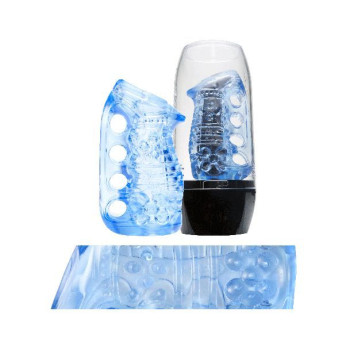 Мастурбатор Fleshlight Fleshskins Grip Blue Ice, надійна фіксація на руці, відмінно для пар та мінета