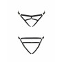 Трусики-стринги из стреп Passion Exclusive KELIS THONG S/M, black