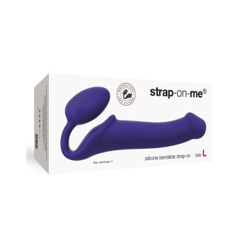 Безремневой страпон Strap-On-Me Violet L, полностью регулируемый, диаметр 3,7см
