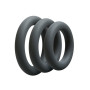 Набор эрекционных колец Doc Johnson OptiMALE 3 C-Ring Set Thick