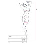 Ажурний бодістокінг з інтимними вирізами Passion BS076 black