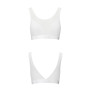 Топ с прозрачной вставкой Passion PS002 TOP XL, white