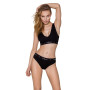 Трусики-слипы из хлопка с эластаном Passion PS004 PANTIES L, black
