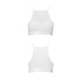 Спортивний топ з прозорою вставкою Passion PS006 TOP S, white