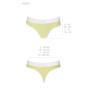 Спортивные трусики-стринги Passion PS007 PANTIES XL, yellow