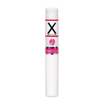 Стимулювальний бальзам для губ унісекс Sensuva – X on the Lips Bubble Gum з феромонами, жуйка
