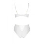 Эротический комплект с рисунком Passion LOVELIA BIKINI L/XL, white