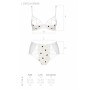 Эротический комплект с рисунком Passion LOVELIA BIKINI L/XL, white