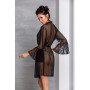Воздушный пеньюар Passion LOVELIA PEIGNOIR S/M, black