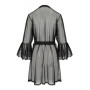 Воздушный пеньюар Passion LOVELIA PEIGNOIR S/M, black