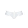 Трусики в горошек, с рюшами и шнуровкой Passion FATIN THONG XXL/XXXL, white