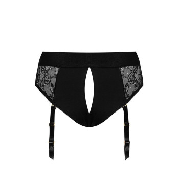 Мереживні труси для страпону з підв'язками для панчох Strap-On-Me DIVA HARNESS - XL