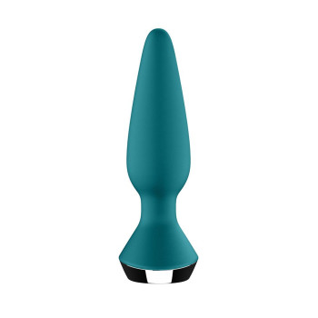 Анальна смарт-вібропробка Satisfyer Plug-ilicious 1 Petrol
