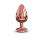 Металлическая анальная пробка с украшением в виде кристалла Dorcel - Diamond Plug L