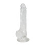 Прозрачный фаллоимитатор Alive Jelly Dildo Lusty, ТПЕ, присоска, диаметр 3,2см, длина 18см