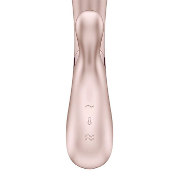 Смарт вібратор-кролик із підігрівом Satisfyer Hot Lover Nude