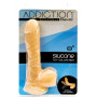 Фаллоимитатор с памятью формы, на присоске ADDICTION — DAVID 8″ Silicone Dong, вибропуля в подарок