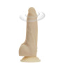 Фаллоимитатор с вибрацией и ротацией Naked ADDICTION Chris 7″ Rotating & Vibrating Dong, пульт ДУ