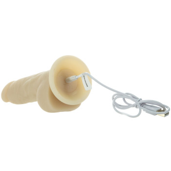 Фаллоимитатор с вибрацией и ротацией Naked ADDICTION Chris 7″ Rotating & Vibrating Dong, пульт ДУ