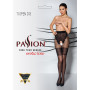 Колготки с открытым доступом, ажурные трусики и подвязки Passion TIOPEN 013 1/2 (20/40 den), black