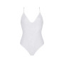 Боді з ажурним декором та відкритим кроком Passion URSULA BODY XXL/XXXL, white
