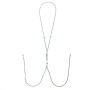 Прикраса для сосків Art of Sex - Nipple Clamps Arrow, колір м'ятний